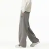 Pantalones anchos versátiles de estilo americano para hombre, nuevos pantalones deportivos de punto rectos holgados para otoño e invierno 2026
