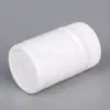 En Stock Botella Sólida Blanca con Patrón de Bambú 50ml Botella Pe Pequeña para Medicamentos a Prueba de Luz Botella Dosificadora de Polvo Botella de Embalaje de Plástico