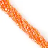 Cuentas de Vidrio Facetadas con Forma de Lágrima y Agujero Recto de 5*7mm Hechas a Mano para Bricolaje Accesorios de Abalorios Color Cristal AB Chapado Materiales Cuentas Sueltas