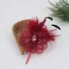 Atrapasueños de Plumas Hecho a Mano Tocado para Actuación Nupcial Pasador de Pelo con Lazo Pinza para el Cabello para Mujeres 1075 Pasador de Pelo de Gama Alta y Exquisito