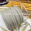Fita Decorativa Picot Simples de Poliéster Bicolor Trama Lisa 5mm 0,5cm Picot Colorido Fileira Única Borda de Roupa