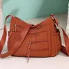 2026 Nueva Moda Bolso Cruzado Simple para Mujer Bolso de Hombro Versátil Casual Gran Capacidad Múltiples Bolsillos Bolso para Madres para Viajes Diarios