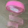 Cinta de Gasa de Nieve de 2.5 cm DIY Hecha a Mano Cinta de Rosas Accesorios para el Cabello Fabricación de Lazos Regalo Cinta para Decoración de Pastel