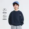 Casa da Hai Ma 2026 Outono Roupas Infantis Novidades Roupas de Outono para Meninos Moletom Soltinho de Gola Redonda Infantil Suéter Estiloso