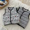 Chaleco de Algodón para Bebé Niños Niñas Infantil Otoño e Invierno Nuevo Elegante Ropa de Abrigo Reversible Ropa Infantil Moderna
