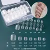 Nuevas Puntas Desgastables para Uñas de los Pies Sin Costuras Sin Limar Pegatinas para Uñas de los Pies Puntas Heladas Ultradelgadas para Uñas de los Pies Exclusivo de Salón de Uñas