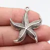 39x34mm 6.1g Multicolores Accesorios para Joyería DIY Venta Caliente Transfronteriza Fabricante Mayorista Colgante de Estrella de Mar