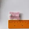 Pinza para el pelo pequeña de encaje de gasa con perlas, estilo coreano, súper de hada, versátil, para primavera y verano, pinza de presión lateral, clip lateral con corazón de niña