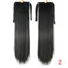 Cola de caballo de cuerda, cabello liso, cola de caballo larga, extensión de cabello de fibra química, peluca europea y americana, peluca de comercio exterior, venta al por mayor