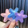 Chaveiro de Couro PU Estrela de Cinco Pontas Criativo Corda Trançada Chaveiro Pingente de Bolsa Acessórios Pingente Pequenos Presentes para Meninas