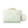 Clip Bolso Estilo Coreano Cartera de Estudiante Monedero de Conejo con Bola de Pelo Corto para Mujer 70% de Descuento Lindo Tarjetero Dropshipping Super Ligero