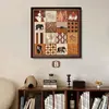 Pintura decorativa "Sucesso Instantâneo" estilo medieval para hall de entrada, armário, display de mesa, arte de parede para sala de estar feita sob medida, pintura para pendurar na sala de jantar e quarto