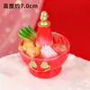 Celebridade da internet desenho animado Buda Deus da Riqueza reza por bênção, seguro e rico Decoração de carro chinesa decoração de estação doméstica