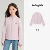 Chaqueta Ropa Infantil Pudding Haru 2026 Primavera Nuevo Estilo Top de Cuello Alto para Niñas Chaqueta para Bebé de Algodón de Fibra Larga de Xinjiang