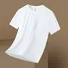 Estilo Nuevo de Verano Seda de Hielo Manga Corta para Hombre Deportivo Casual Camiseta de Manga Corta de Seda de Hielo Transpirable Top de Manga Corta para Hombre
