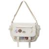Bolsa mensageiro transfronteiriça feminina estudante universitária bolsa mensageiro japonesa Harajuku grande capacidade campus aula lazer mochila bolsa de ombro
