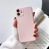 Para iPhone13Pro Apple 11 capa de telefone furo fino fosca borda reta cola macia SE3 capa macia all-inclusive XS conjunto