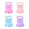 Micro Paisagem Urso Luminoso Fofo Boneca Lenço Decorações DIY Sacola Surpresa Acessórios Pendurados Resina de Mesa Pequenos Enfeites