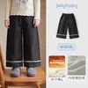 [Nuevos 2 artículos 15% de descuento] Pantalones Cálidos con Plus de Terciopelo para Bebé Niña Pantalones Anchos Infantiles Ropa Casual de Otoño para Bebé