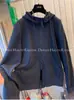 Sudadera con capucha de terciopelo de color liso, versátil, única, estilo retro americano, doble cremallera, nueva para Otoño e Invierno 2025, para mujer