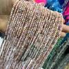 Contas pequenas de pedras preciosas 2mm rosa Opala Mimi contas redondas corda Opala Mini Contas