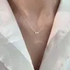 Nuevo Conjunto de Lazo Estilo Japonés y Coreano Collar de Circonita Moda Femenina Elegante Versátil Estilo ins Cadena para Clavícula Regalo de Cumpleaños