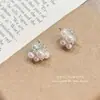 Brinco de Pérolas Uva Azul-Rosa Uva Sonho Doce Acessórios Versáteis Personalizados Exquisitos de Luxo Leve Brincos Bonitos Únicos