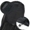 Coletas de Cabello Sintético Estilo Europeo y Americano Transfronterizas para Mujeres, Coletas Largas Onduladas con Cordón, Coletas Altas