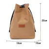 Bolsa para Lente Bolsa de Armazenamento Bolsa para Câmera Digital Mirrorless Preta Bolsa com Forro de Cartão Bolsa Protetora de Lona Lente