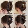 Pinza de Pelo de Gama Alta para Mujer Nuevo Estilo Horquilla Horquilla Grande Volumen de Cabello Pinza Grande de Tiburón Adorno para la Cabeza Parte Posterior de la Cabeza Accesorios para el Cabello Especial