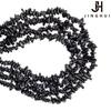 Jinghui DIY feito à mão acessórios de miçangas materiais de joalheria semiacabados pulseira de cascalho de turmalina negra natural acessórios de miçangas soltas