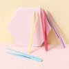 Pinzas especiales para cuentas de mano periféricas, pinzas de color macarrón, clip para tarjetas adhesivas, herramienta para cuentas de mano con codo puntiagudo DIY
