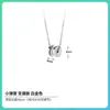 Colar de Cerâmica Branca de Alta Qualidade para Mulheres, Corrente Clavicular de Luxo Leve com Pingente de Cintura Pequena Banhado a Ouro Rosa 18K, Versátil e Sofisticado
