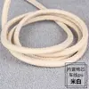 Hilo de Coser DIY Accesorios Redondos de PU Cordón de Cuero de Bloqueo de Borde Hecho a Mano Cordón de Piel Sintética Cordón de Cuero