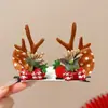 Pinza para el Cabello de Astas de Reno Navideño Accesorios para Tocados 2026 Nuevas Pinzas Laterales para Niños Pinzas Pequeñas Lindas Diadema Navideña