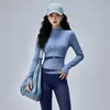 Conjunto de Yoga para Mujer 2026 Nuevo Estilo Chaqueta de Manga Larga Ropa de Pilates y Fitness Cintura Alta Levantamiento de Glúteos Deporte Running Conjunto de Dos Piezas