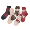 Meias de Veado de Inverno, Meias Confortáveis e Quentes até a Panturrilha, Meias Grossas de Algodão, Meias de Natal, Meias Quentes de Inverno Femininas