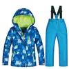 @ Mutu Snow Prancha Única Prancha Dupla Outdoor Inverno Espessado Quente Fato de Esqui Infantil para Meninos terno