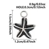 Colgante de Estrella de Mar Gota de Aceite Multicolores Accesorios Marinos Pendientes Pulseras Hechos a Mano Charms Joyería Transfronteriza Europea y Americana