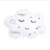 Globo de película de aluminio adhesivo digital blanco de 32 pulgadas Decoración de fiesta de cumpleaños globo accesorios de fotografía para niños al aire libre