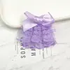 Falda de Encaje de Malla de Colores Lazo Hecho a Mano DIY Accesorios para el Cabello Ropa para Muñecas Zapatos Sombreros Materiales de Empaque Accesorios