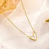 Corrente para Clavícula Versátil de Luxo Leve, Colar de Pérola do Mar em Forma de Coração, Metal de Aço Titânio, Estilo Ins, Luxo Leve, Sensação de Alta Qualidade, Design Versátil