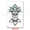 Pegatina de Tatuaje Pegatina de Tatuaje para Mujer Flor Brazo Medio Brazo Set de Pegatinas de Tatuaje