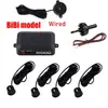 Kit de 4 Sensores de Estacionamiento para Coche Zumbador 22 mm Radar de Reversa Alarma Sonora Sonda Indicadora 12V
