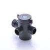 Distribuidor de Agua de Tres Vías para Baño Negro Americano Transfronterizo Soporte para Brazo de Ducha Superior Soporte para Cabezal de Ducha Venta al por Mayor