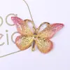 Accesorios de Mariposa Accesorios para Joyería DIY Pendientes Colgantes Accesorios para el Cabello Decoraciones Mariposa Degradada Resina Funda para Teléfono Parches