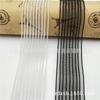 Fabricante de banda elástica de seda de pescado banda elástica 2cm3cm4cm6cm blanco negro cinta de pescado stock en stock