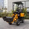 Cargador Eléctrico de Nueva Energía, Camión Pala Hidráulica Pequeño, Vehículo para Limpieza de Estiércol de Granja y Carga/Descarga de Arena y Grava en Obra en Stock