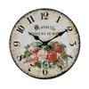 Fábrica de 16 pulgadas al por mayor explosiones transfronterizas reloj de pared retro de madera simple europeo reloj silencioso una generación de cabello