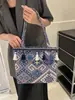 Bolso tote de estilo étnico con borlas, nuevo bolso de hombro, bolso de mano, gran capacidad, versátil para estudiantes, bolso de hombro de estilo occidental para mujer